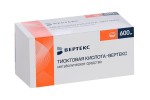 Тиоктовая кислота-Вертекс, таблетки покрытые оболочкой пленочной 600 мг 60 шт