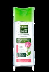 Мицеллярная вода Чистая линия 3 в 1 цветочная для всех типов кожи 100 мл