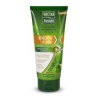 Маска для волос Чистая линия Укрепляющая крапива для всех типов волос 120 мл