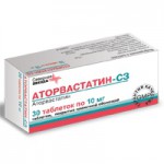 Аторвастатин-СЗ, таблетки покрытые пленочной оболочкой 40 мг 20 шт