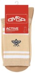 Носки женские, Omsa (Омса) р. 39-41 (25-27) Active арт. 153 Актив высокие спортивные из хлопка beige бежевый