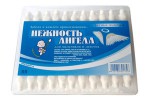 Ватные палочки детские, Нежность ангела 55 шт с ограничителем